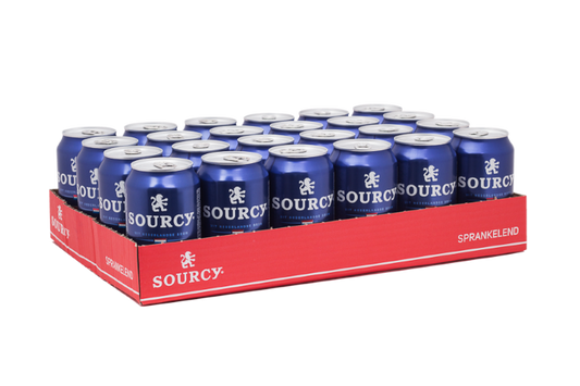 Sourcy - Rood Sprankelend 330ml 24 Blikjes