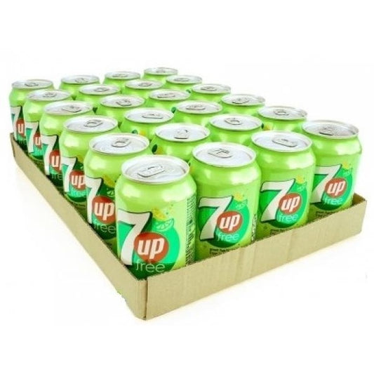 7UP - Suikervrij 330ml 24 Blikjes