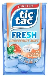 Tic Tac - Frische Grapefruit, zuckerfrei, 16 Gramm
