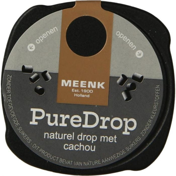 Meenk - Pure Lakritz - Naturel Lakritz Met Cachou 13 Gram