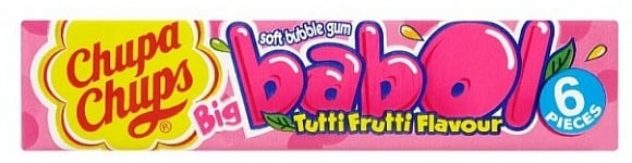 Chupa Chups – Babol Gum Tutti Fruitti 28 Gramm