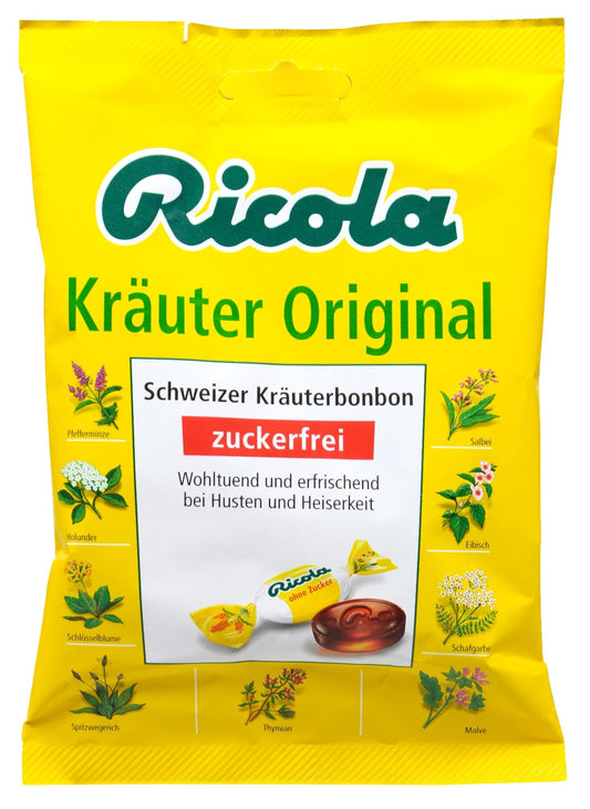 Ricola - Kräuter Original 75 Gram (suikervrij)