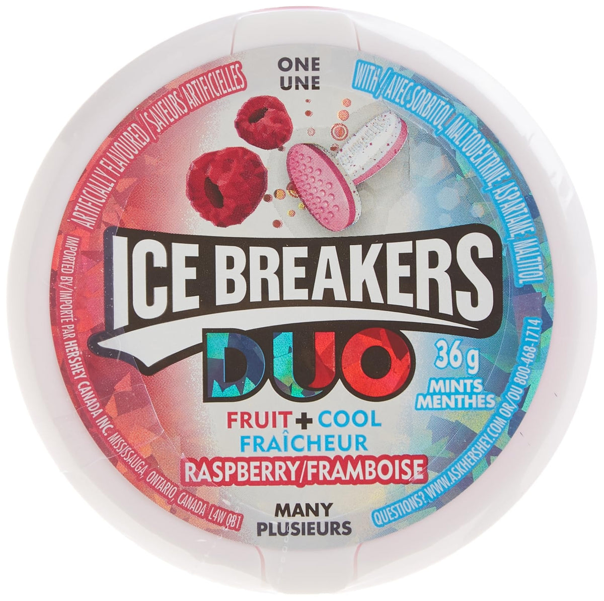 Ice Breakers - Duo Mints Himbeere 36 Gramm