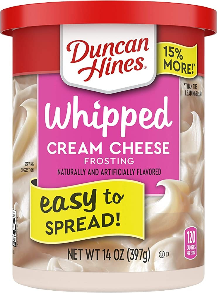 Duncan Hines - Whipped Cream Cheese Frosting 397 Gram