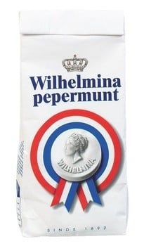 Zak wilhelminia pepermunt, wilhelmina pepermunt, pepermunt van vroeger