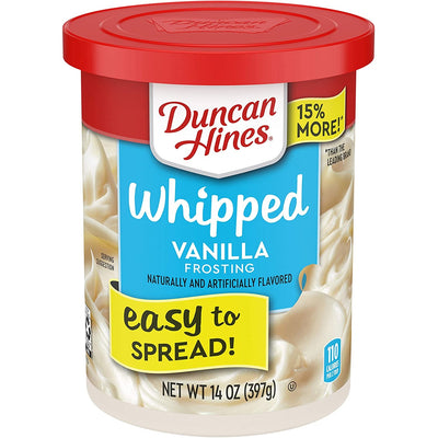 Duncan Hines - Whipped Vanilla Frosting 397 Gram