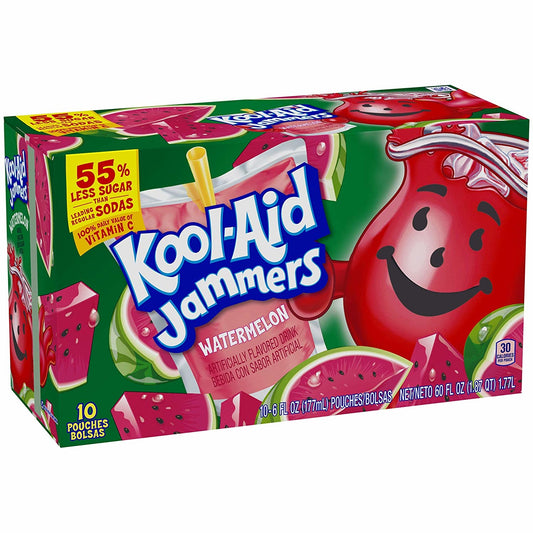 Kool-Aid - Jammers Watermelon Flavored Drink 10-pack
