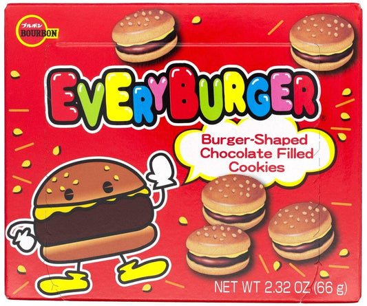 Every Burger Burger Shaped Chocolate Filled Cookies 66 Gram