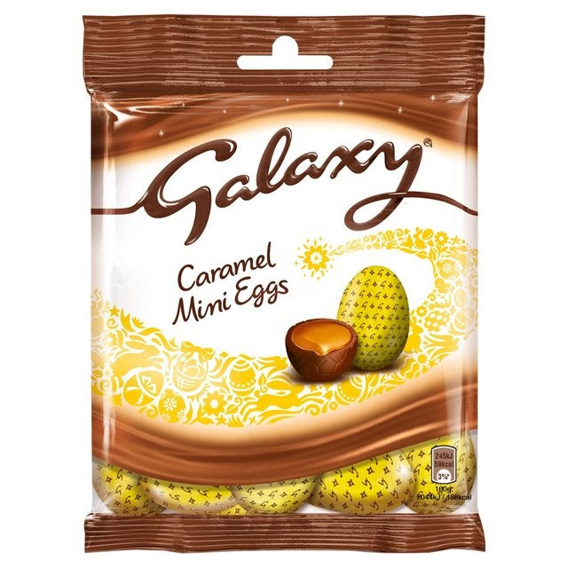 Galaxy - Mini-Ostereier mit Karamellschokolade, 80 Gramm