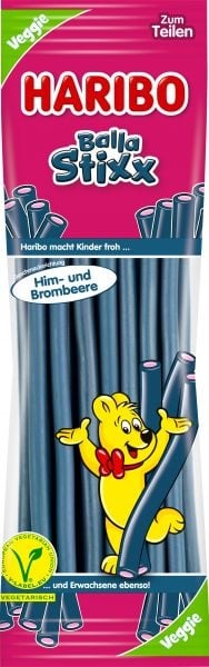 Haribo - Balla Stixx Him und Brombeere Veggie 200 Gram