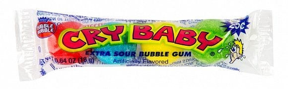Cry Baby Extra Sour Bubble Gum 18 Gram