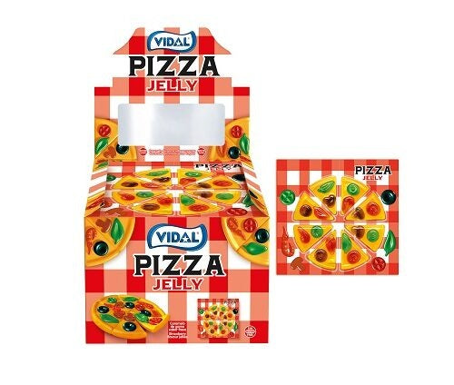 Vidal - Pizza Jelly 66 Gram 11 Stuks