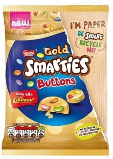 Smarties - Buttons Gold 85 Gram