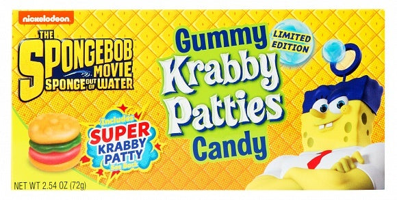 Spongebob Squarepants Gummy Krabby Patties 72 Gram