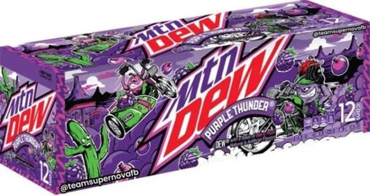 Mountain Dew - Purple Thunder 355ml 12 Blikjes