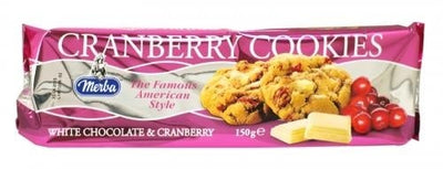 Merba – Weiße Schokolade-Cranberry, 150 Gramm
