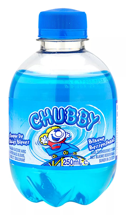 Chubby - Blauwe Bessen 250ml 12 Stuks