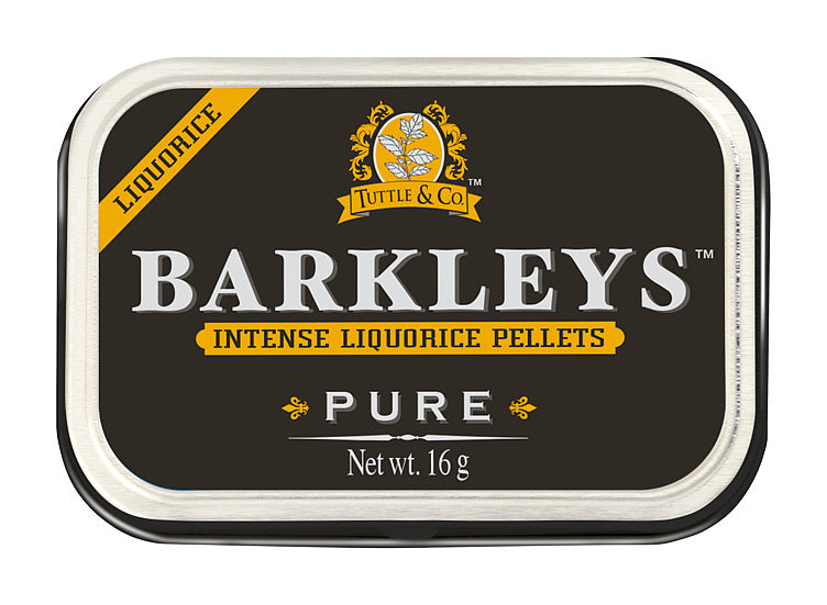 Barkleys - Intense Liquorice Pellets Pure 16 Gram
