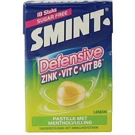 Smint - Defensive 36 Gram 10 Stuks (suikervrij)*