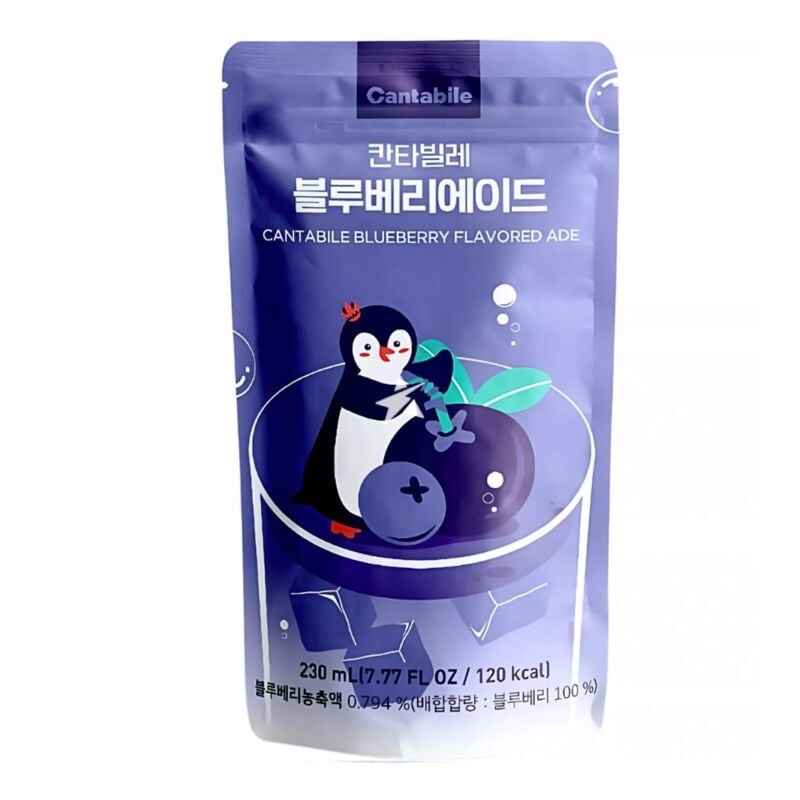 Cantabile Blueberry Flavoured Ade Lemoniada 230ml