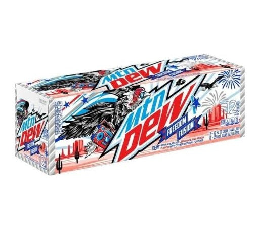 Mountain Dew - Freedom Fushion 355ml 12 Cans
