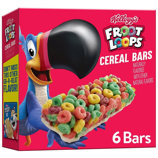 Kellogg's - Froot Loops Cereal Breakfast Bar 84 Gram
