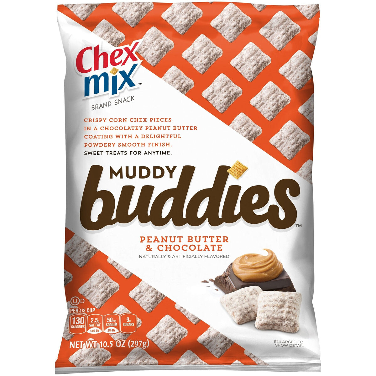 Chex Mix - Muddy Buddies Erdnussbutter-Schokolade 198 Gramm