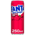 Fanta - Raspberry Zero Sugar 250ml 12 Canettes