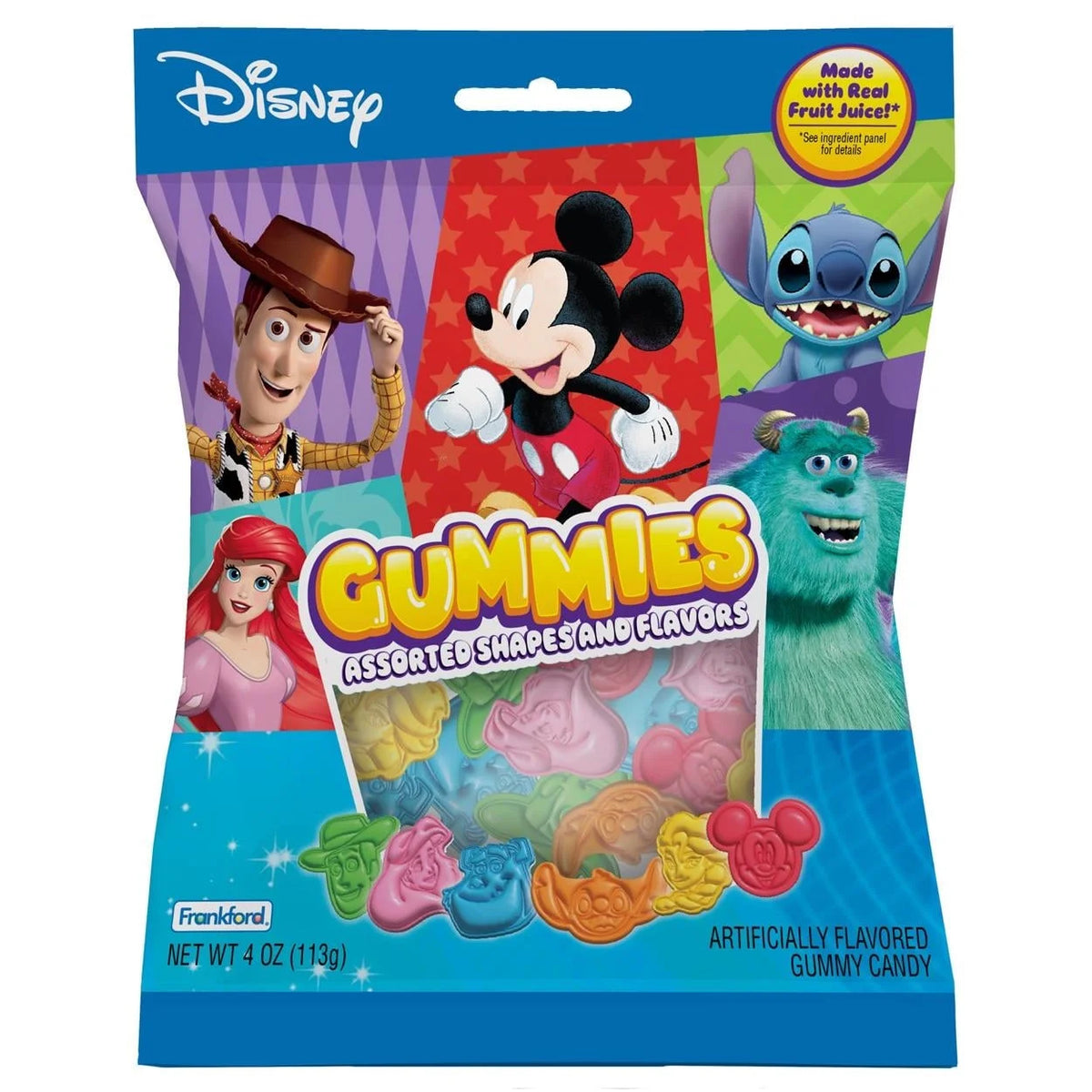 Disney - Gummies Assorted Shapes and Flavors 113 Gram