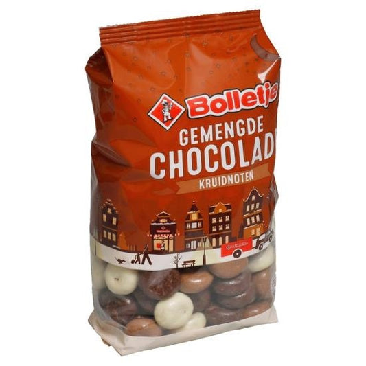 Bolletje - Gemengde Chocolade Kruidnoten 250 Gram