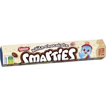 Nestle - Smarties White Chocolate Tube 120 Gram