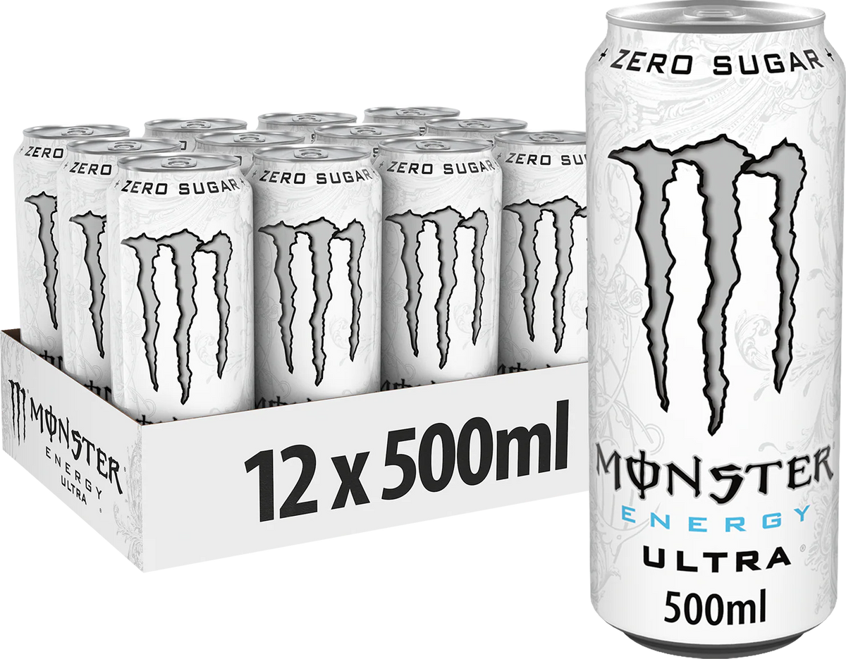 Monster - Ultra White 500ml 12 Blikjes