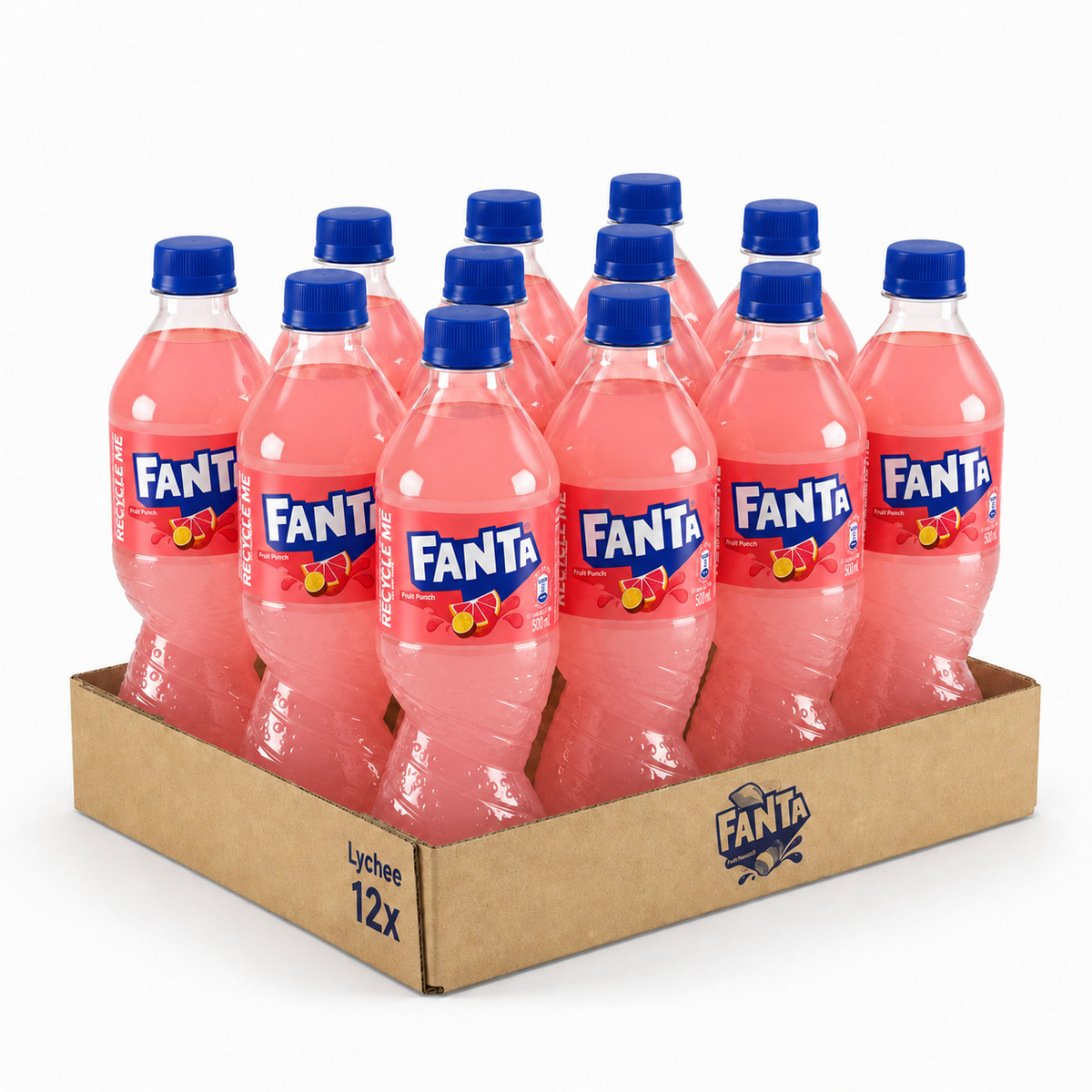 Fanta Passion Fruit Grape Fruit 500ml 12 stuks