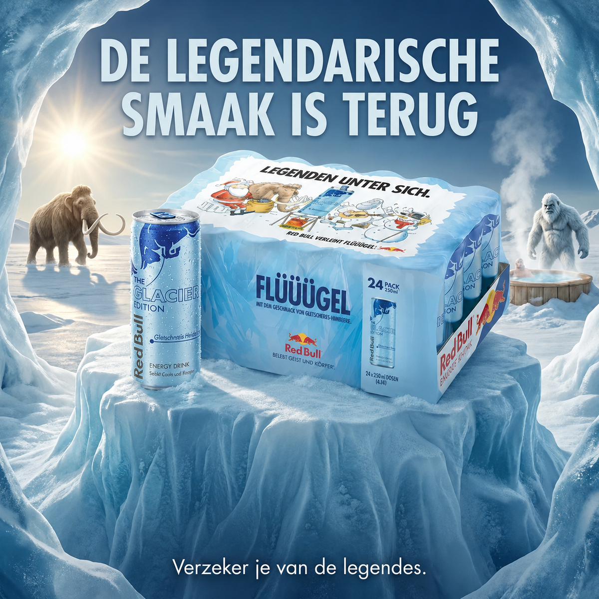 Red Bull - Glacier Edition Gletschereis-Himbeere 250ml
