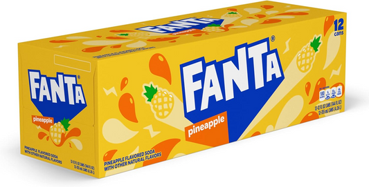 Fanta - Pineapple 355ml 12 Blikjes ***THT 02-02-2026