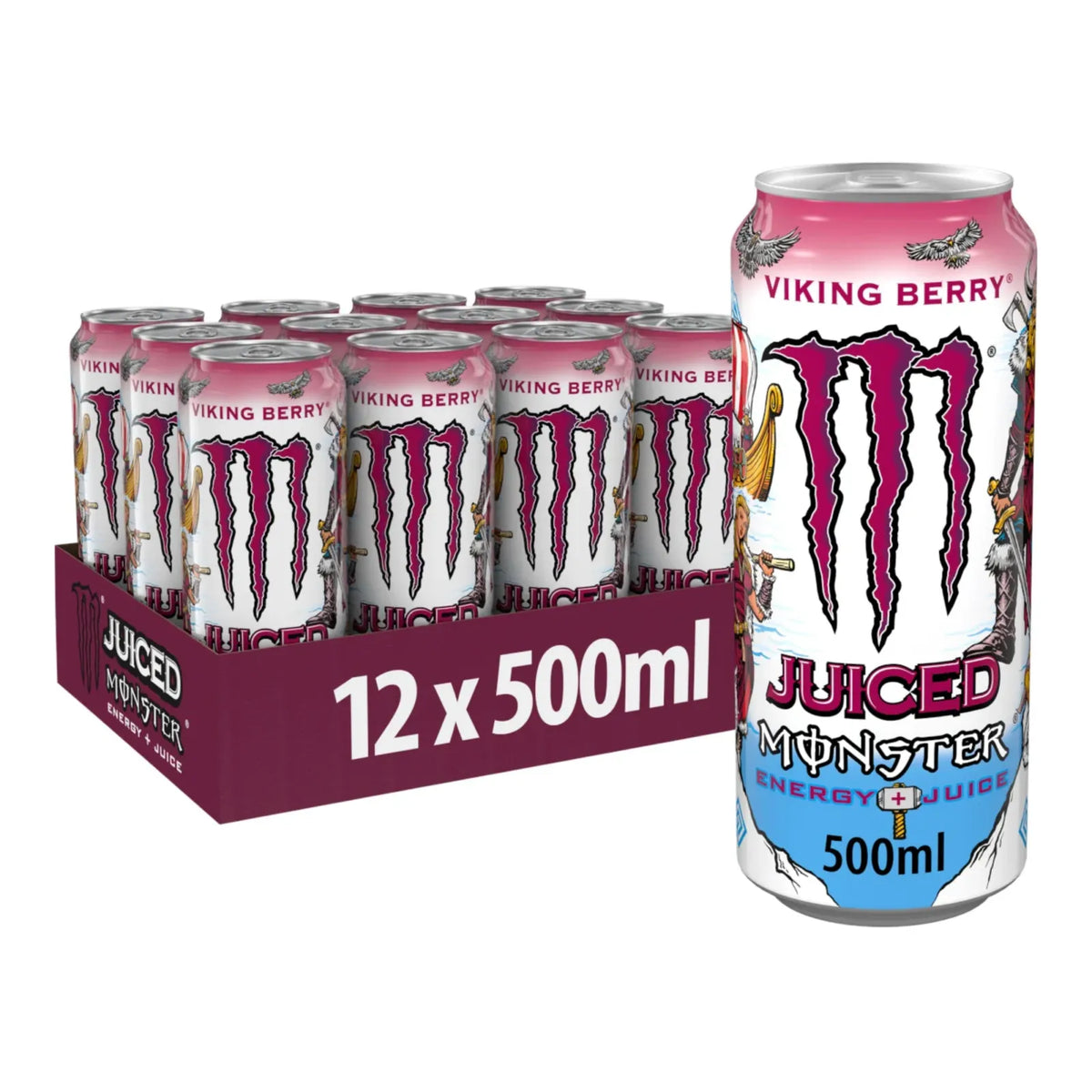 Monster - Viking Berry Juice 500ml 12 Cans