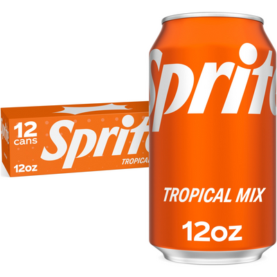 Sprite - Tropical 355ml 12 Cans ***THT 10-11-2025***