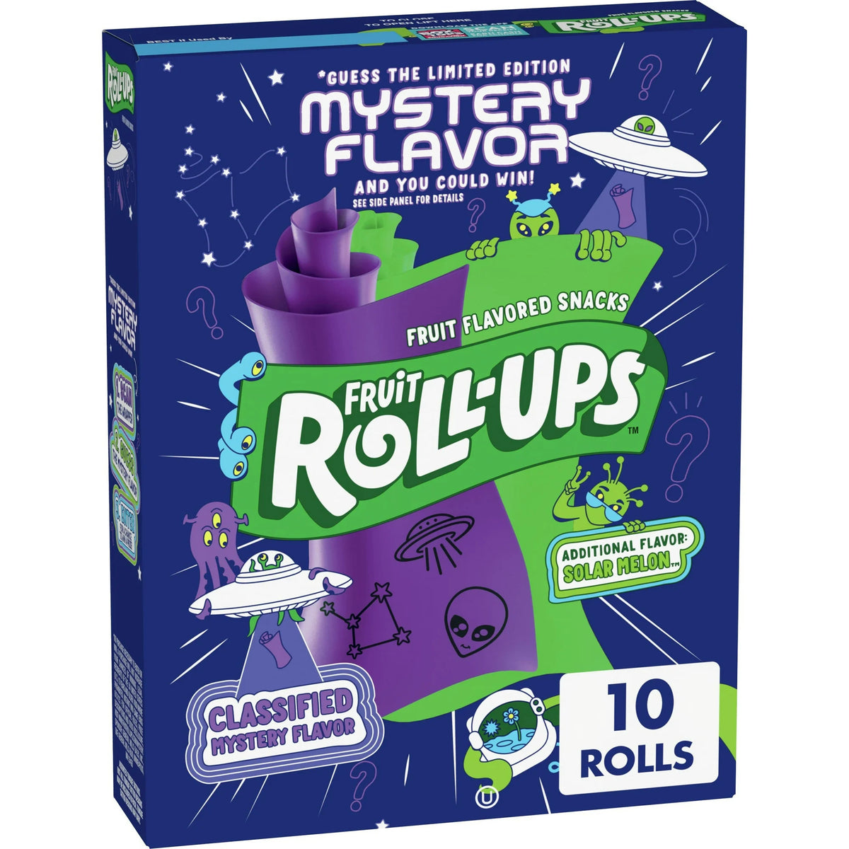 Fruit Roll-Ups - Space Mystery Flavor and Solar Melon 141 Gram