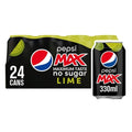 Pepsi - Max Lime 330ml 24 Cans