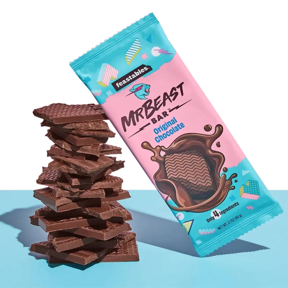 Mr Beast - Feastables Chocolate Original Bar 60 Gramm