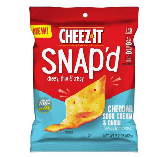 Cheez-It - Snap'd Cheddar Sour Cream & Onion 62 Gram