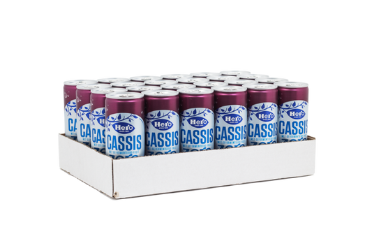 Hero - Cassis Zero 250ml 24 Blikjes