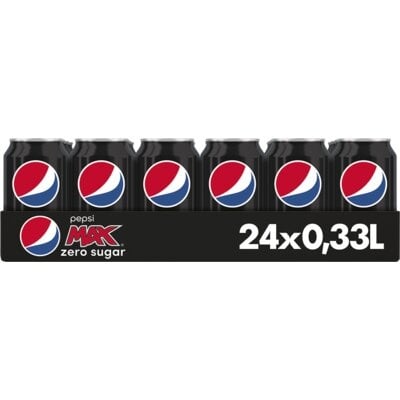 Pepsi - Zero Sugar 330ml 24 Blikjes