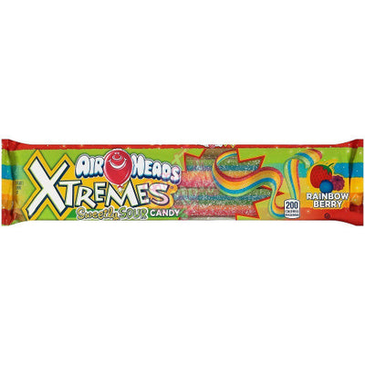 Airheads - Xtremes Sour Belts Rainbow Berry 57 Gramm