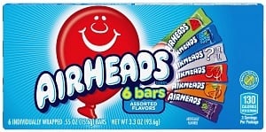 Airheads - Bars Assorted 6-Pack  94 Gram