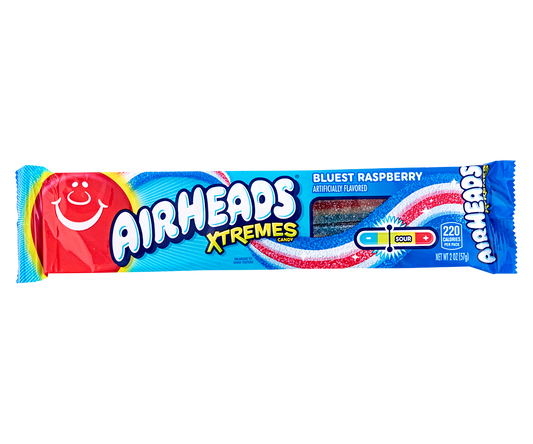 Airheads - X-Tremes Sour Raspberry Belts 57 Gram