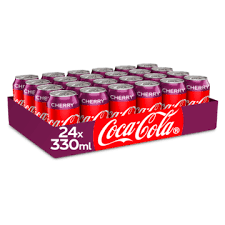 Coca Cola - Cherry 330ml 24 Blikjes (geen statiegeld)