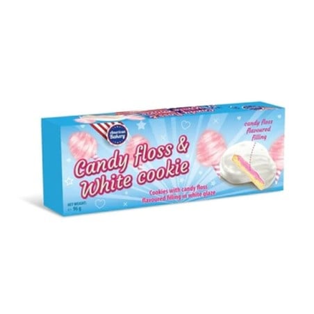American Bakery - Barbe à papa et biscuit blanc 96 grammes
