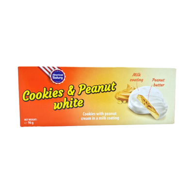 Amerikanische Bäckerei – Kekse & Erdnuss-Weißbrot, 96 Gramm