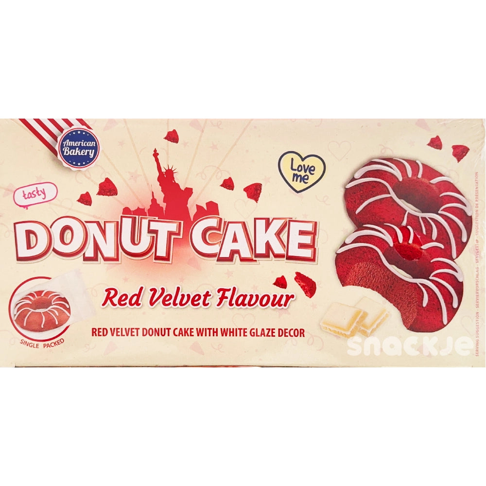 American Bakery - Donut Cake Red Velvet 135 Gramm (Halal)